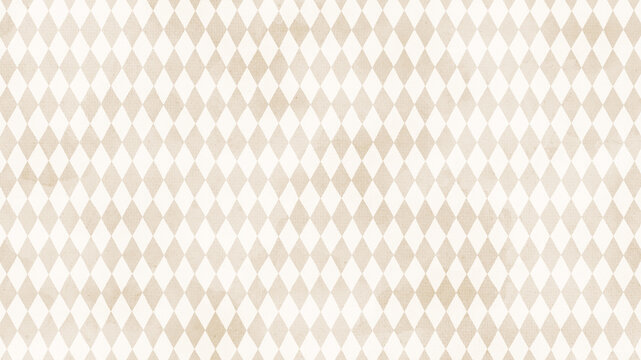 Analog textured light beige argyle check pattern background