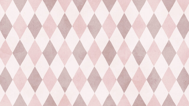 Analog textured dusty pink argyle check pattern background