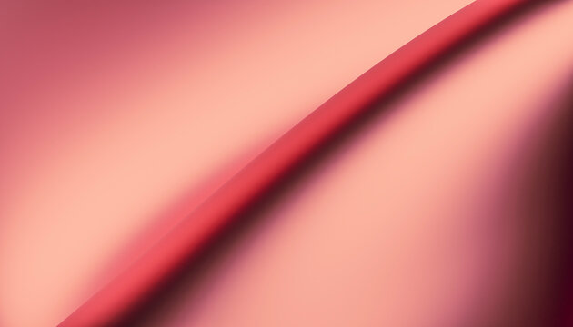 Close-up image of smooth red fabric with gentle folds and wrinkles