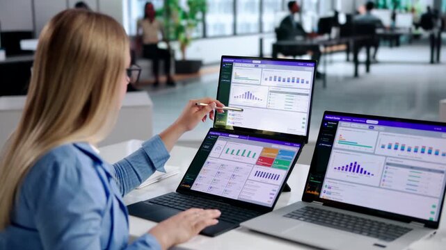Customer Service Agent Managing Calls