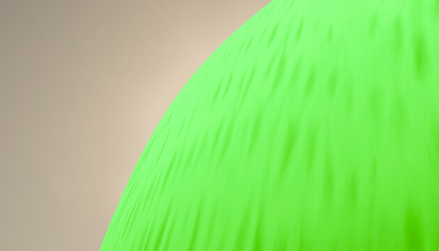 Close-up of a bright green inflated balloon