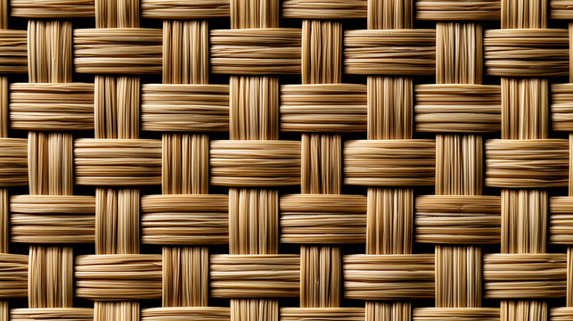 Bamboo lattice weave geometric texture