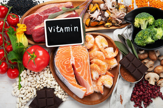 Healthy nutritious food to treat gout inflammation.
