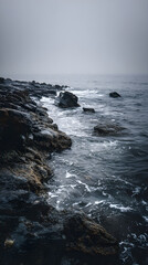 Fototapeta premium waves and rocks