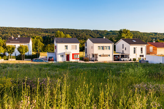 Germany, Baden-Wuerttemberg, Leonberg, one-family houses