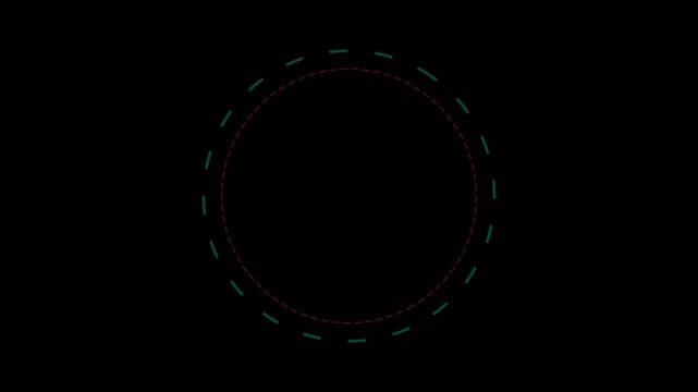 Cinematic Clean Wireframe 10 Second Countdown Timer with GO on Black Background