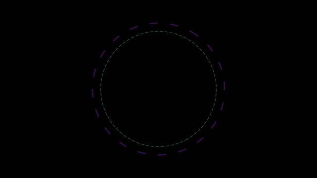 Modern Minimalist 10 Second Countdown Timer with GO on Black Background