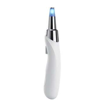 Electric facial pore vacuum cleaner with blue light therapy for skincare and acne treatment