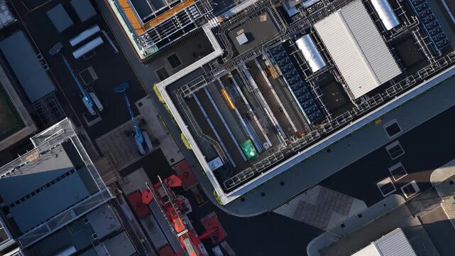 Aerial View of Longcross Park AI Data Center Campus in Surrey