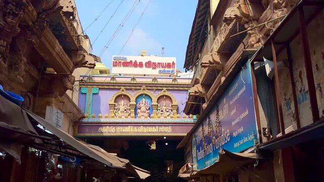 upper cave temple in. tiruchirapalli in south india.
