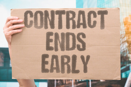 "Contract ends early" Agency head quits ahead of schedule. AGENCY. HEAD. QUITS. DEPARTURE. SCHEDULED.