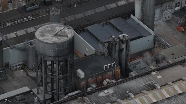 Aerial View of Kemsley Paper Mill in Sittingbourne, Kent, UK