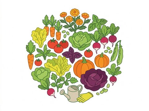 Exploring vegetable crop diversity through companion planting techniques in agriculture
