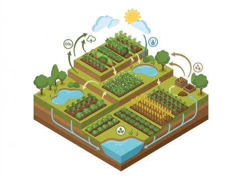 Regenerative crop systems and climate smart agriculture for sustainable farming practices