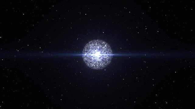 Looping shiny stars animation on black background with twinkling galaxy lights, slow  effect, glowing particles, deep space atmosphere, and dreamy cosmic motion overlay background