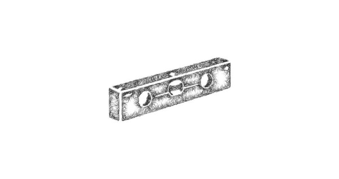 Sketch spirit level icon animation - smooth progressive reveal