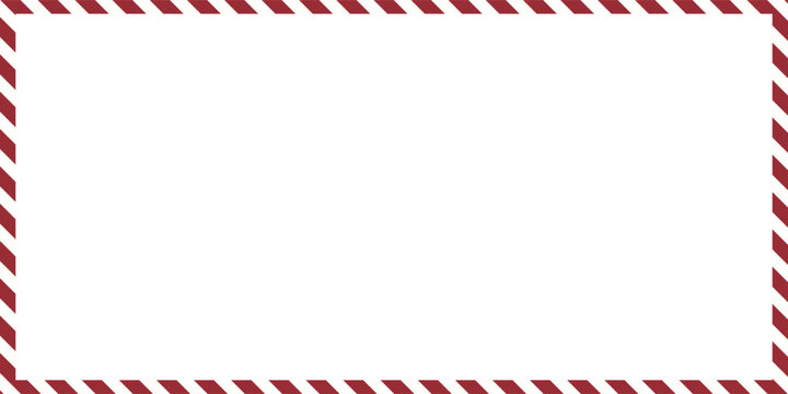 Candy cane frames. Christmas and New Year candy frame. Holiday x mas border. isolated on white background. Vector illustration.&nbsp;EPS&nbsp;10&nbsp;.