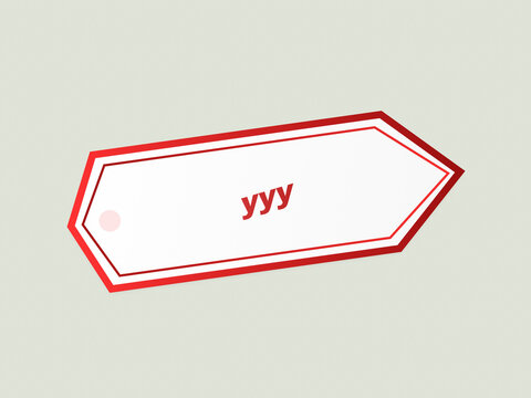 Red dotted border with xy text inside