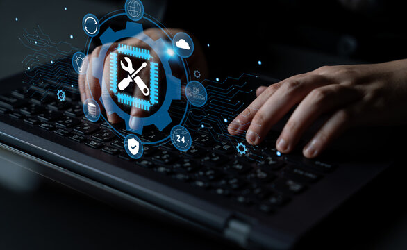 Global IT support and technical maintenance services. Providing solutions for system maintenance, ensuring business continuity with reliable 24 7 IT support. Motif