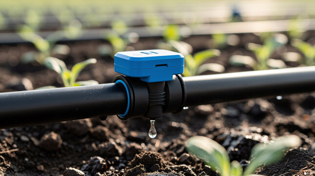 Smart Agricultural Drip Irrigation System with Sensor