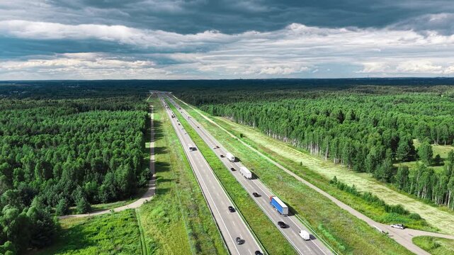 Rural and urban connectivity via A1 European autobahn