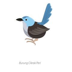 Fototapeta premium Blue Grey Bird