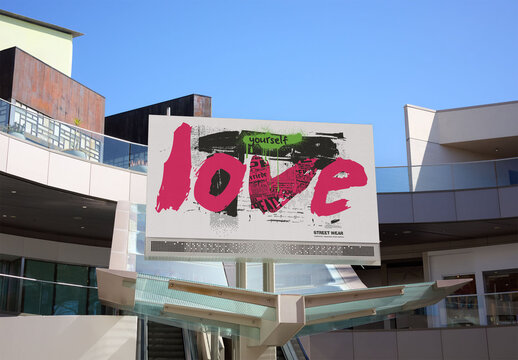 Los angeles LED Billboard Mockup
