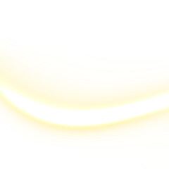 Obraz premium White Curved Light Trail Transparent Overlay