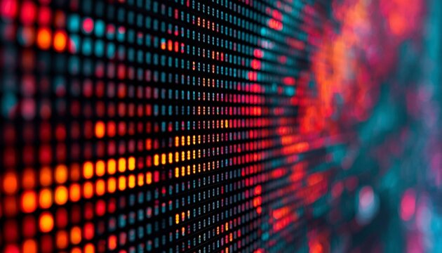 LED screen texture abstract background close up