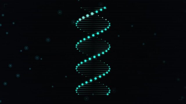 Digital barcode sequence glowing in neon teal on black futuristic tech background for data scanning