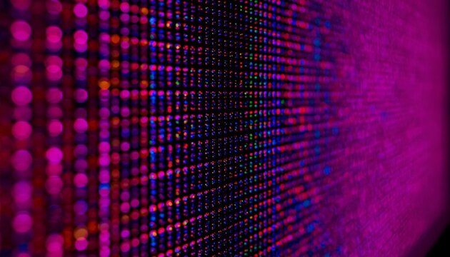 LED screen texture abstract background close up