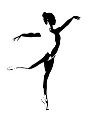 ballet dancer silhouette © Playful Creatives