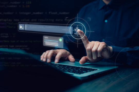 AI developer workflow processing commands through a terminal interface and generating automated output for coding, software development, intelligent automation and developer productivity.
