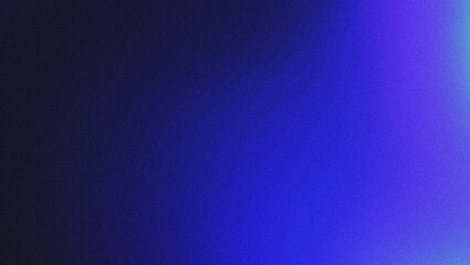 Abstract grainy gradient background with smooth transition from dark blue and black to bright blue, purple, and light green tones. © yun visual