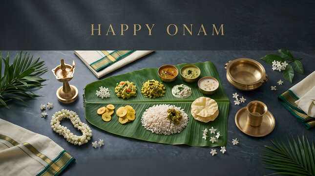 Happy onam festival dish.