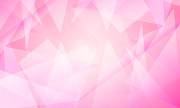 abstract pink fractal geometric triangle polygon shape background