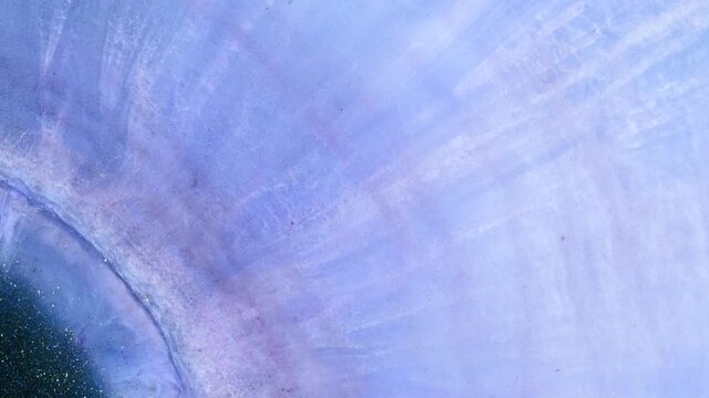 Mixing different colored alcohol inks and epoxy resin in a close-up view