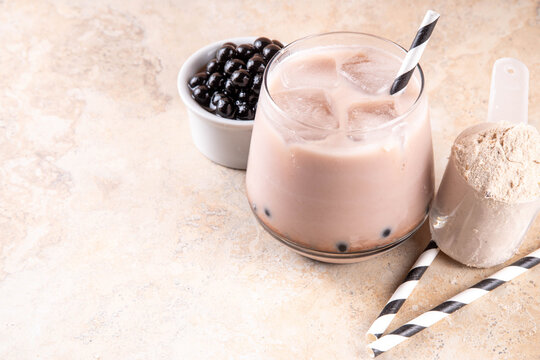 Tasty iced Protein Bubble Tea