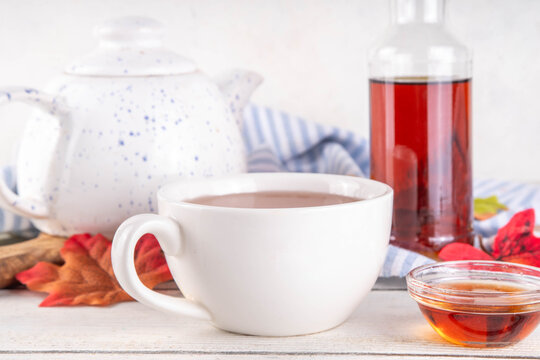 Sweet refreshing Maple hot Tea Drink