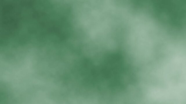 Abstract dark green smoke cloud atmospheric fog motion graphics video loop