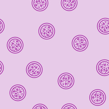 menudo soup mexican cuisine line seamless pattern menudo soup mexican cuisine thin line illustration