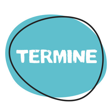 Termine - Button in blau mit Rahmen