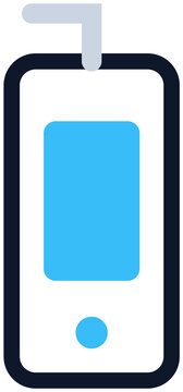 Hand sanitizer dispenser icon for public health safety