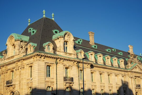 Luxembourg, 28 June 2019: Historical buildings in Luxembourg city center