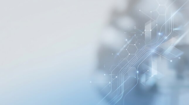 Abstract digital network background with glowing connections.