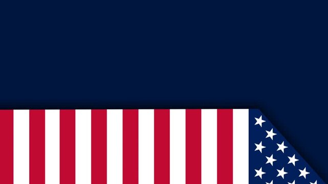 US Air Force Birthday Celebration Patriotic Background with American Flag Elements.