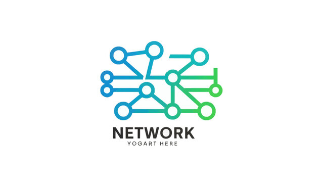 Interconnected Digital Nodes and Communication Lines for Data Flow and Connectivity