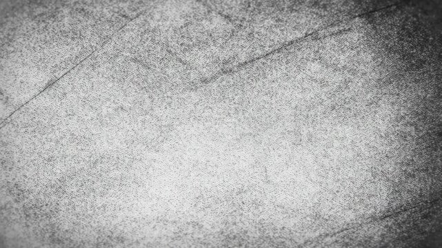 Flickering grunge textured background with shifting scratches and noise patterns in gray, black, and white tones. Animated texture shows scratches and noise with flickering motion.