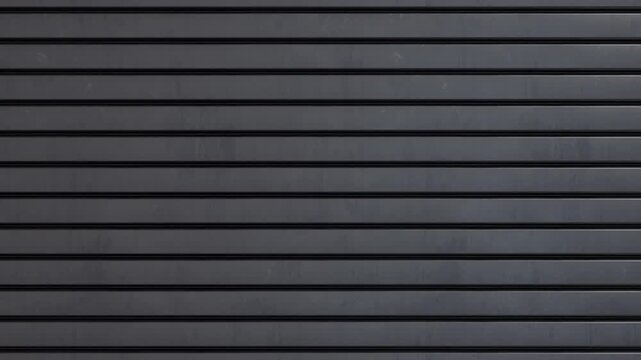 Metal Roller Shutter Closing and Opening Transition Alpha Channel Loop 4K
