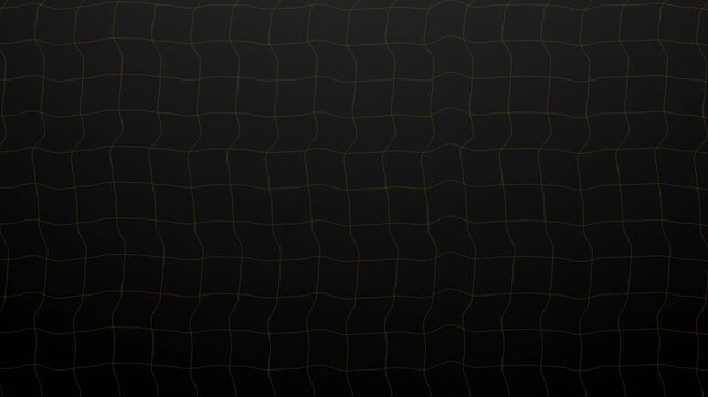 Premium luxury technology background featuring glowing gold grid lines on dark black gradient, moving horizontal and vertical grid animation, futuristic digital design, seamless 4K footage